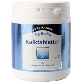 Alg-B�rje Kalktabletter 1000 tabletter