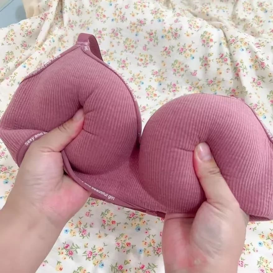 8cm Extreme Push Up Bra for Small Chest AA-A-B Cup Ultra Thick Padding Wireless Bra for Max Lift Deep Plunge Seamless Lingerie