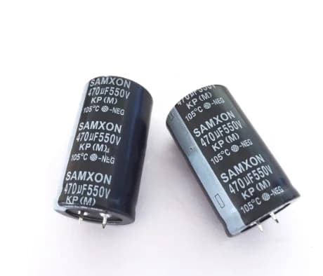 2Pcs/Lot New Original SAMXON 550V 470UF 35X60 KP Series 550V470UFEKP477M2HQ60SZSHP Man Yue Aluminum Electrolytic Capacitors