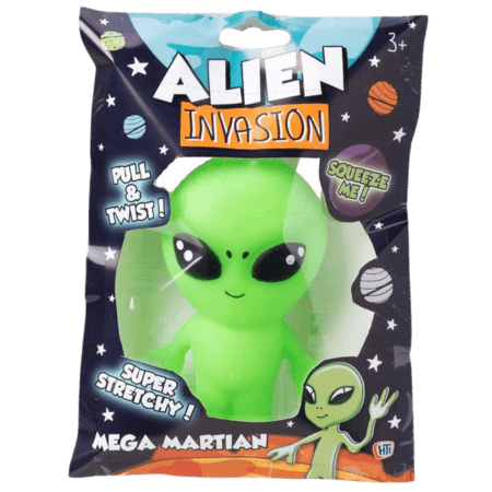 Mega Martian Alien Invasion Stretchy Toy Assorted