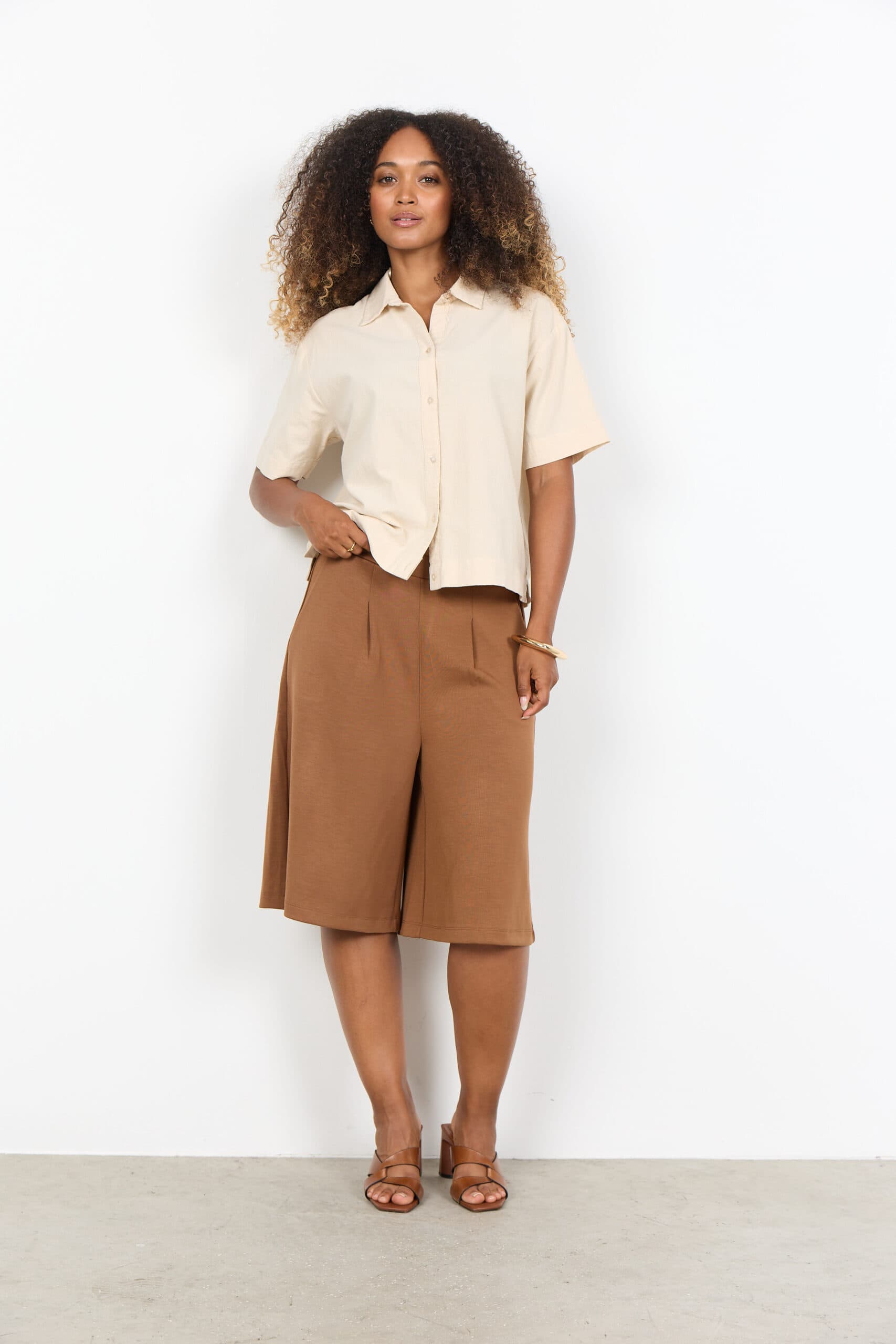Soyaconcept skjorte dame Cissie 54 (Sand) XL