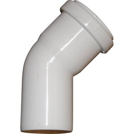 Htp bøjn 45 gr 40mm m/1mf hvid