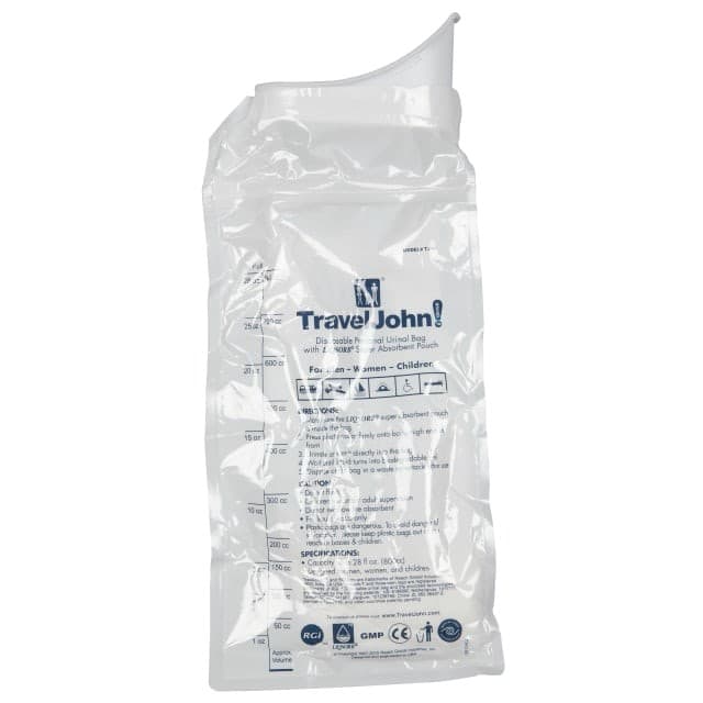Abena Urinkolbe travel john, one size hvid