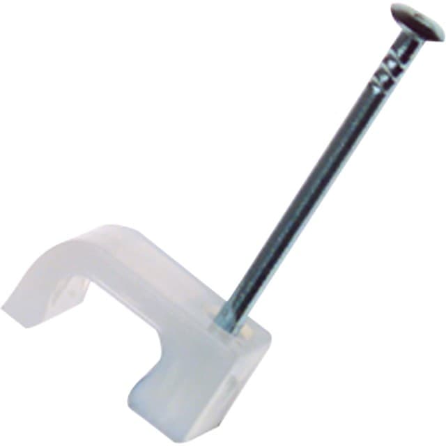 Clips oval 4x6 natur søm 20mm
