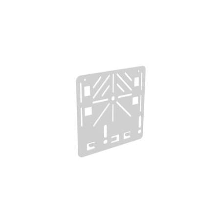 Mp bolagen Montageplade perforet hvid mp-112v