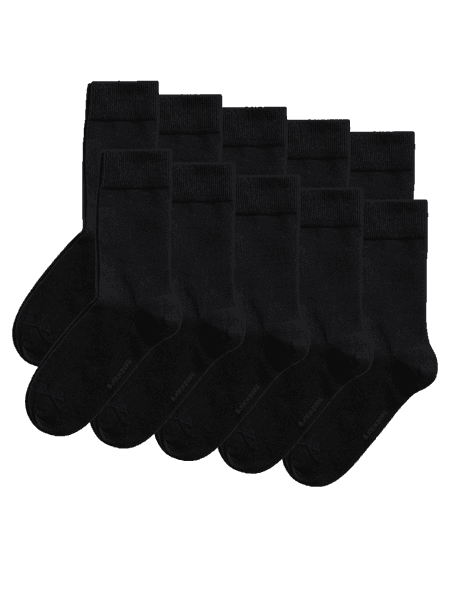 Björn Borg Essential Socks 10-pack Sort, 41-45