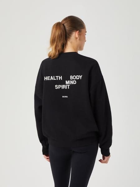 Björn Borg Studio Oversized Crew Sort, XS