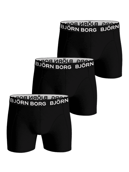Björn Borg Bamboo Cotton Blend Boxers 3-pack Sort, M