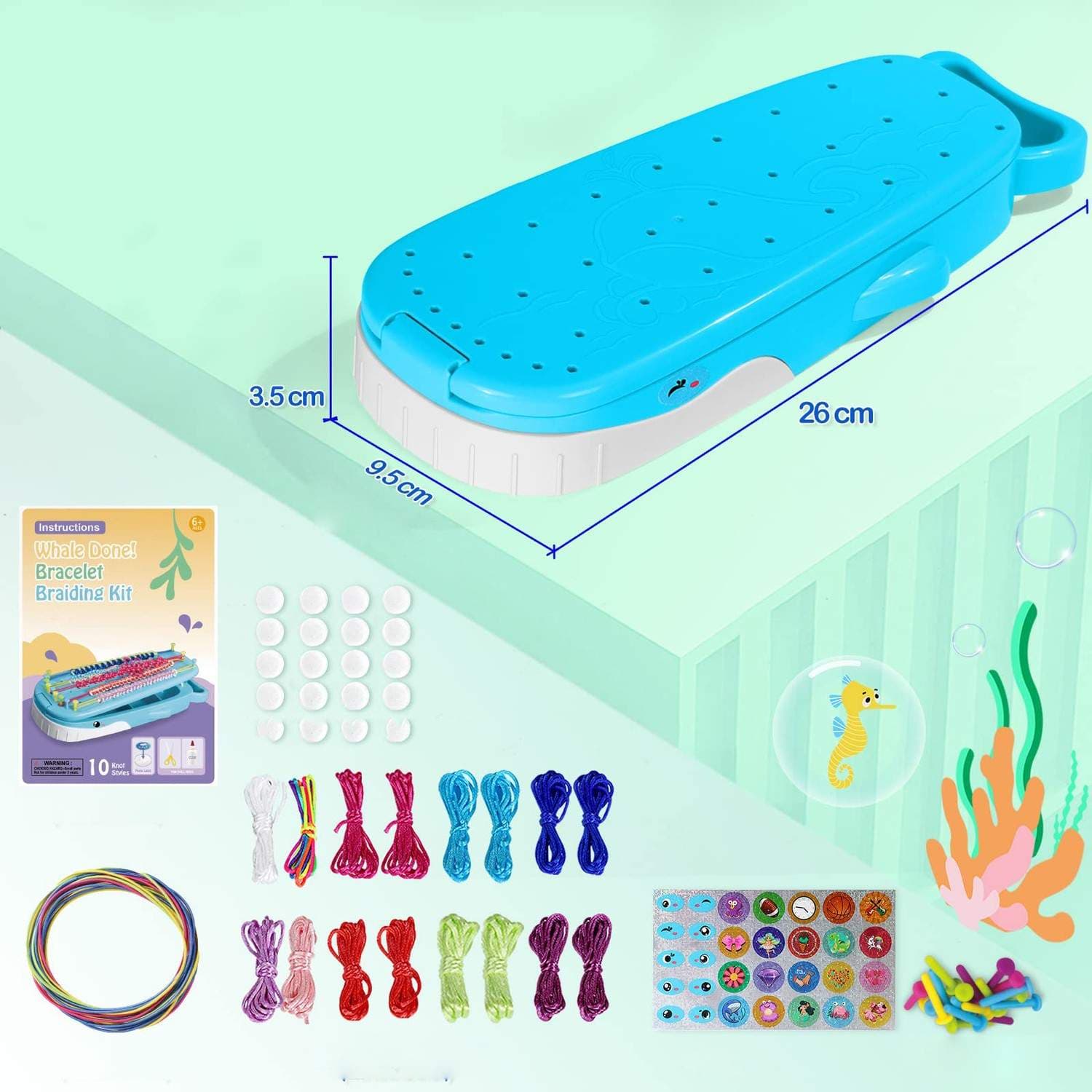 Venskabsarmbånd - DIY KIT - Blue Choice view 2