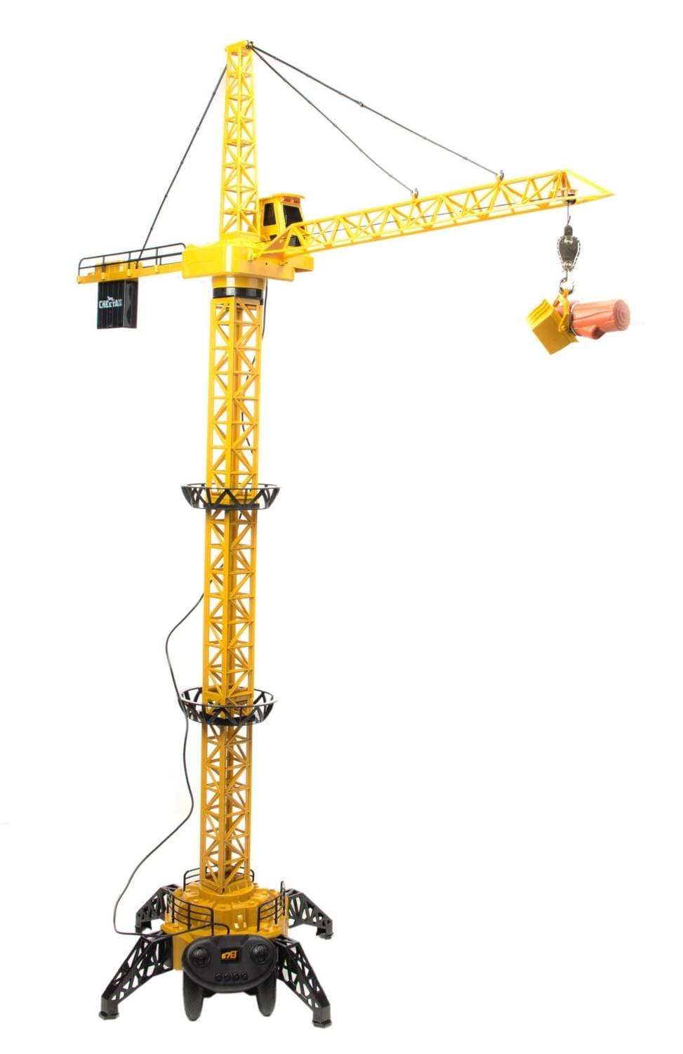 Fjernstyret kran med drejelig bom, 128 cm