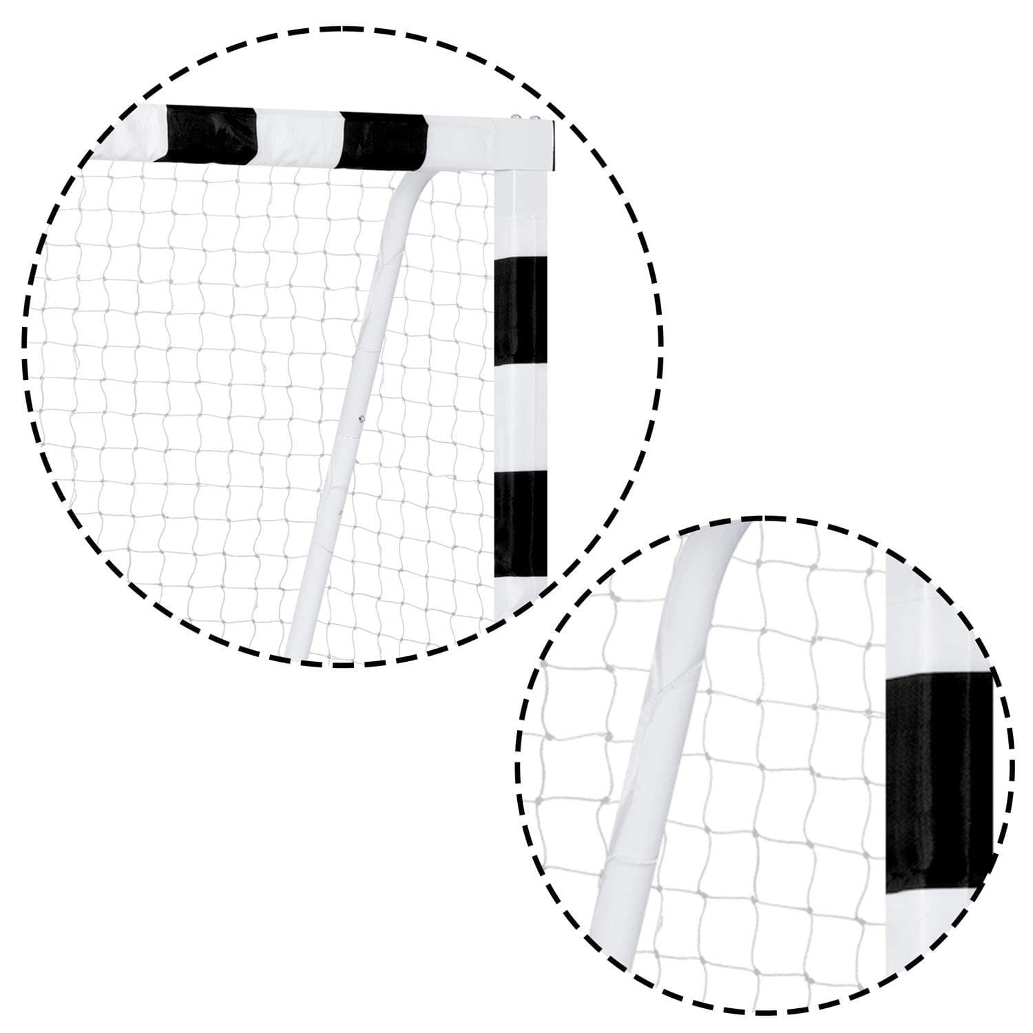 Fodboldmål 300 x 160 x 90 cm NS-460 sort/hvid view 2