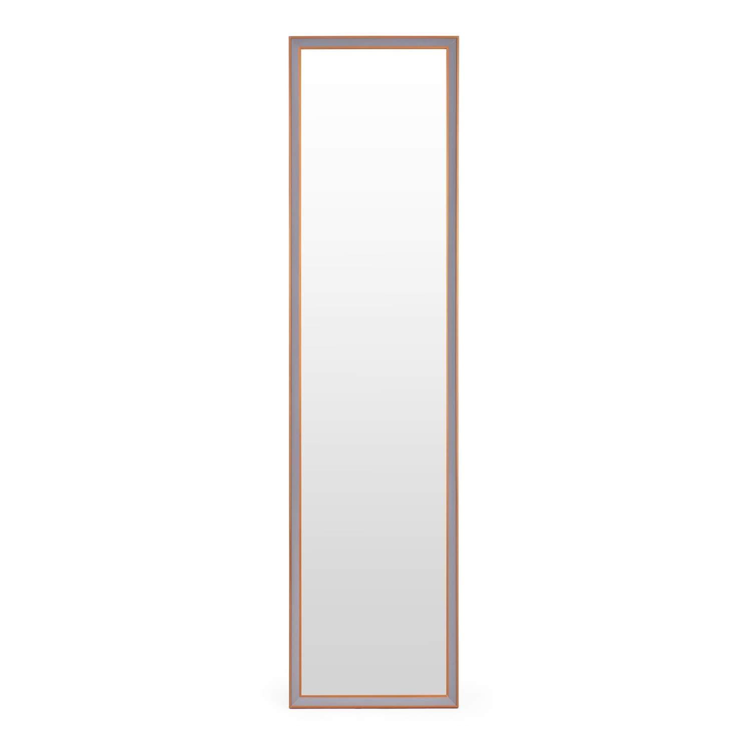 Stort stående spejl, 148 cm, aluminiumsramme, foldbart, ModernHome view 2
