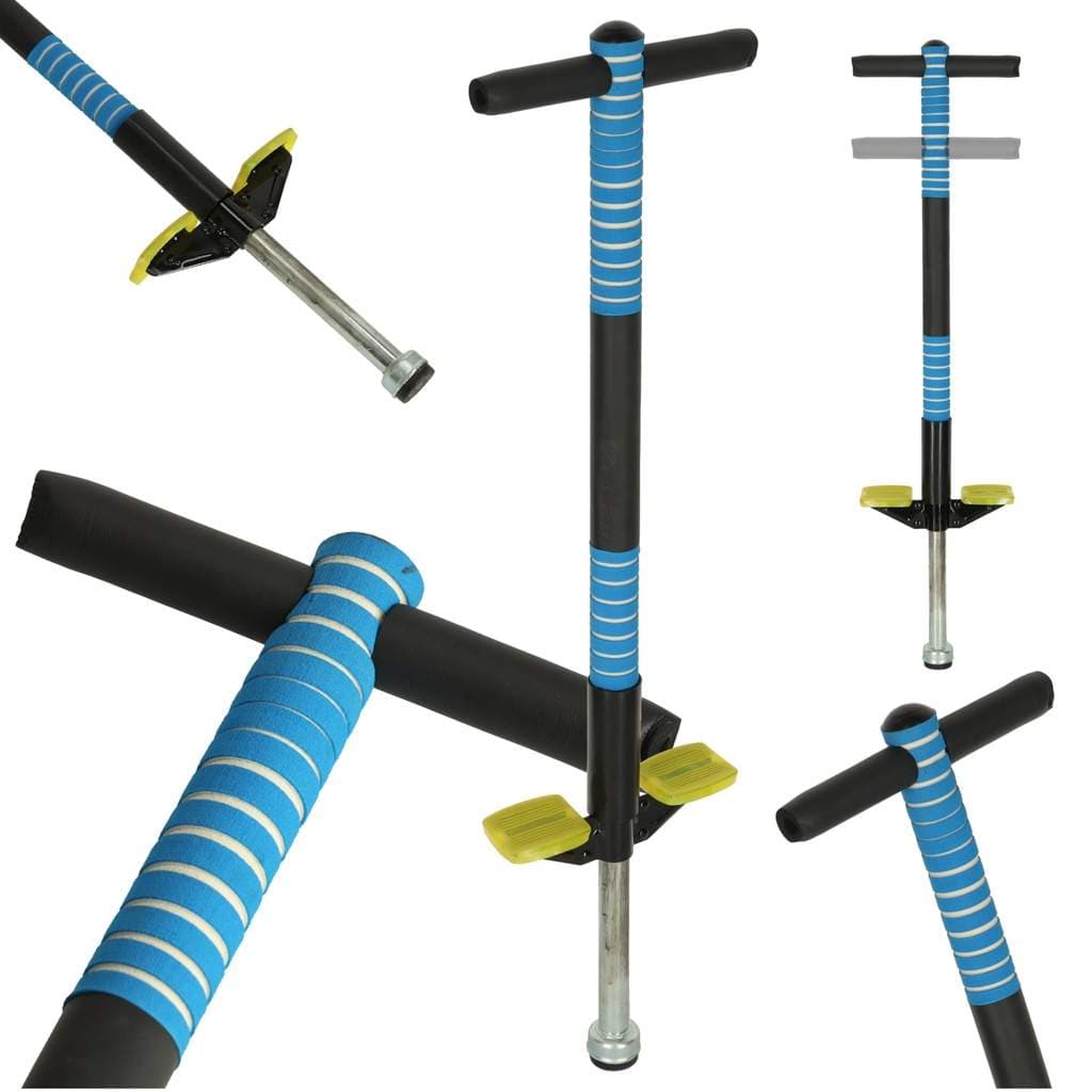 Justerbar pogo stick blå
