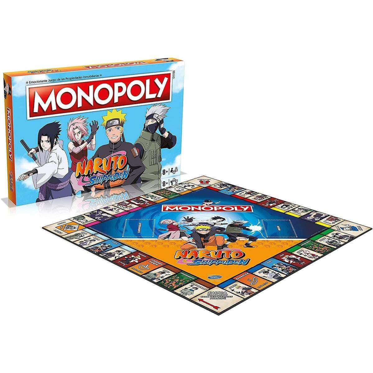 Spansk Naruto Shippuden-monopolspil view 2