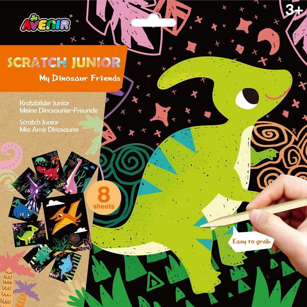 Dinosaur-tema Scratch Junior sæt til børn
