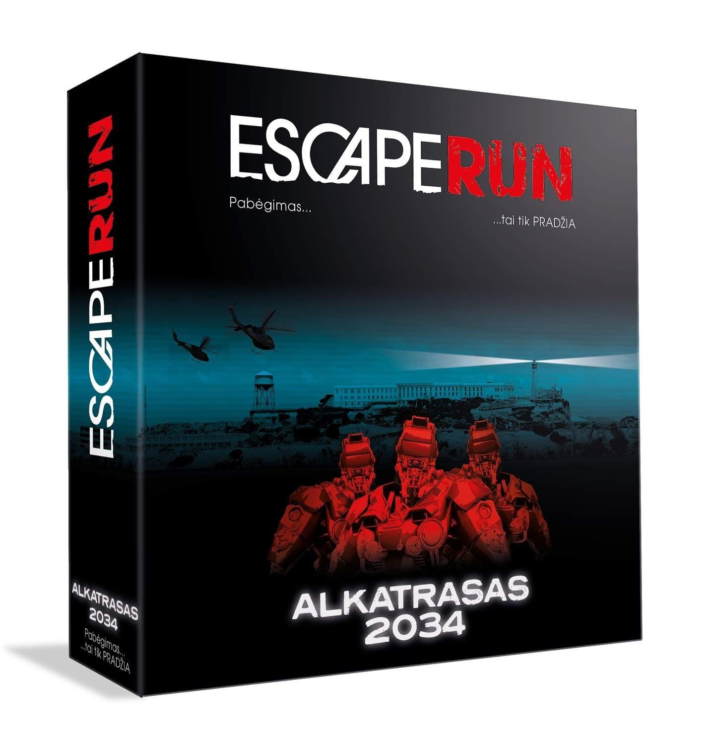 Tactic Game Escaperun Alcatraz 2034 (på litauisk sprog.)