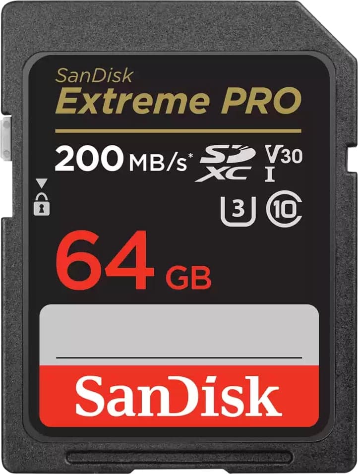SanDisk 64 GB Extreme Pro SDXC UHSIhukommelseskort
