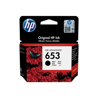 HP HP 653 Blækpatron sort 3YM75AE Modsvarer: N/A