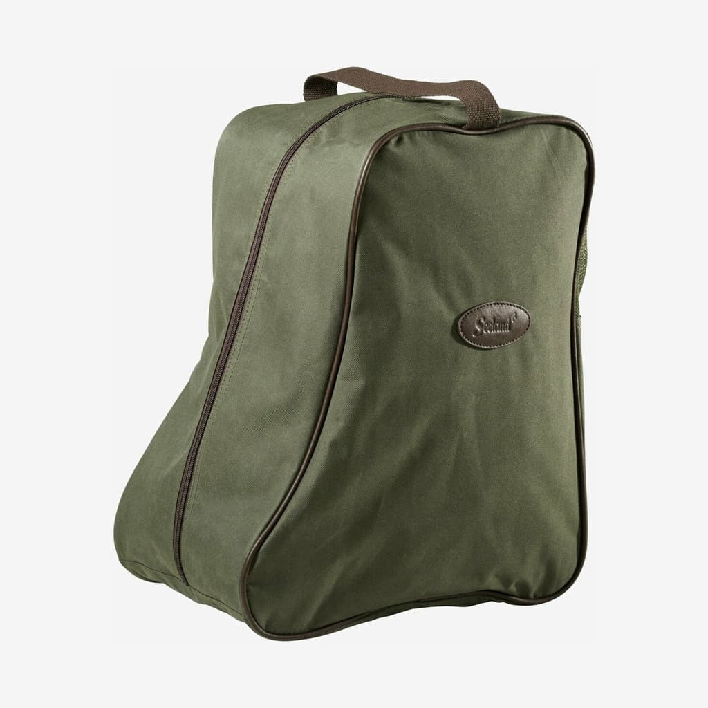Seeland - Boot bag, design line (Green/Brown) - One size