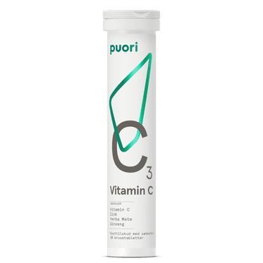 Puori C3 - Naturlig, boblende vitamin C drik - 20 portioner