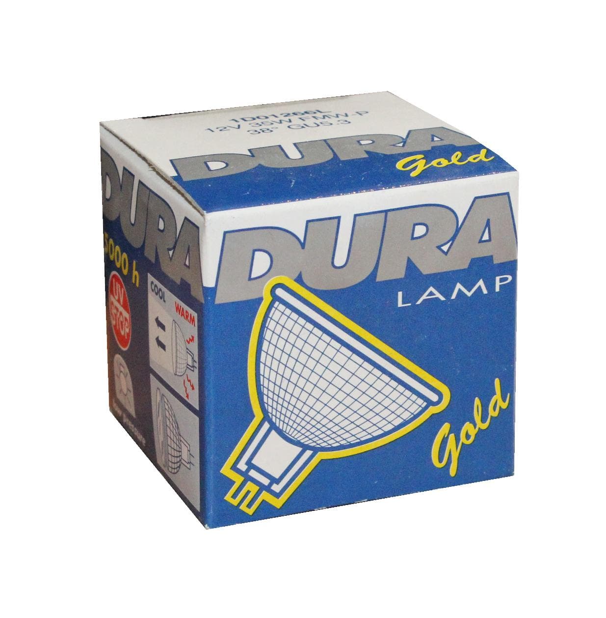 Dura gold GU 5.3 halogen 12V 35W 38Gr. Ø50mm