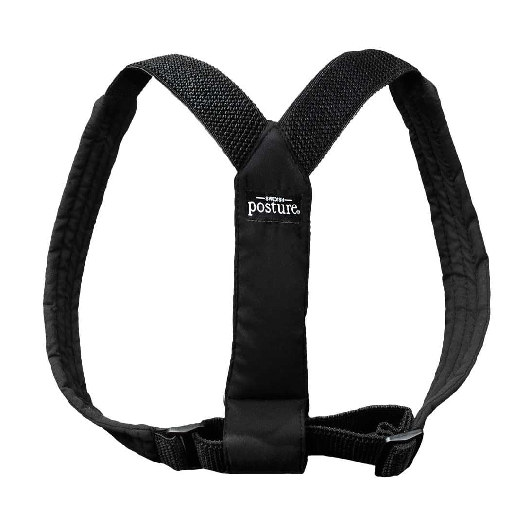 SVENSK POSTURE Klassisk L-XL Sort skulderbøjle