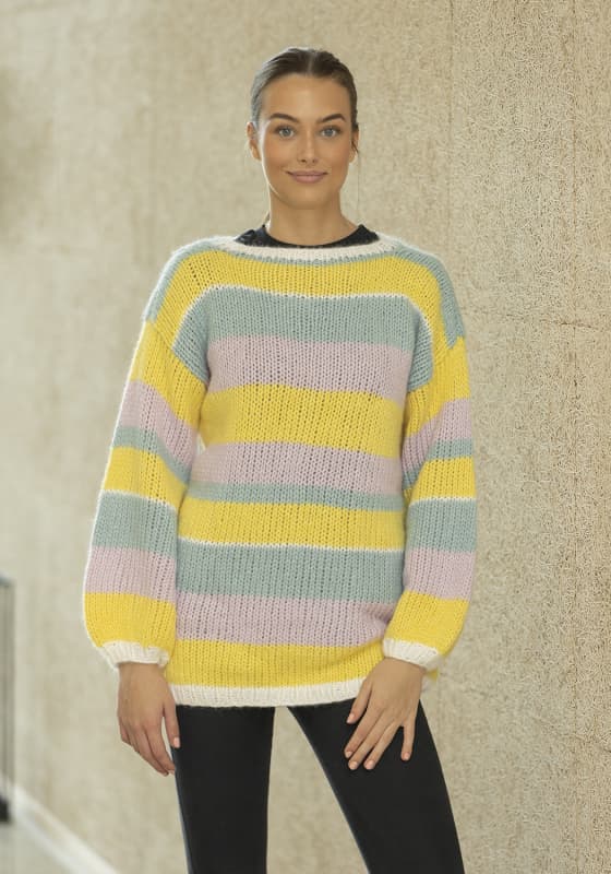 "Bell" Genser - Viking Design 2340-13 Kit - XS-XL - Viking Alpaca Bris, fra Viking