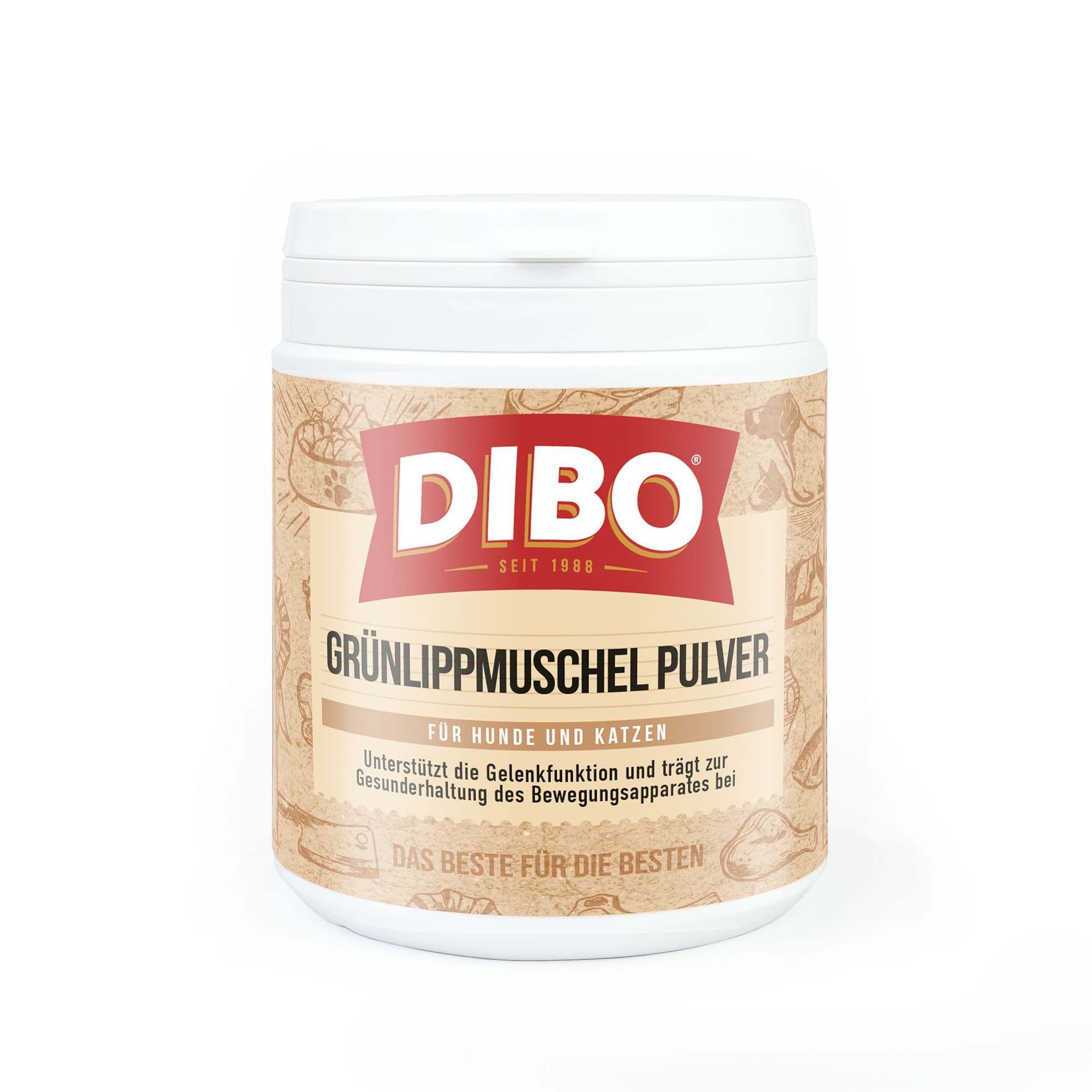 Dibo pulver af grønlæbet musling - 2 x 400 g