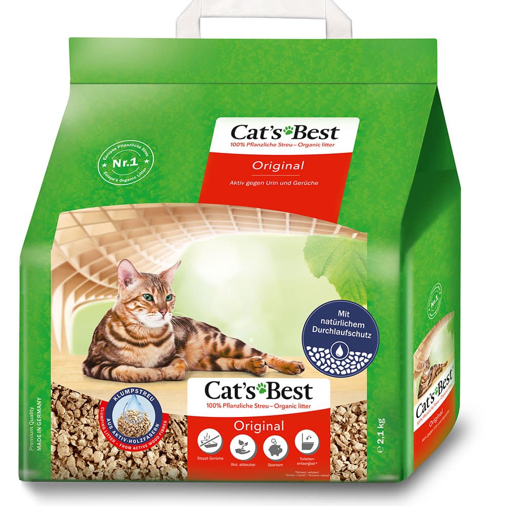 Cat's Best Original kattegrus - 5 l (ca. 2,25 kg)