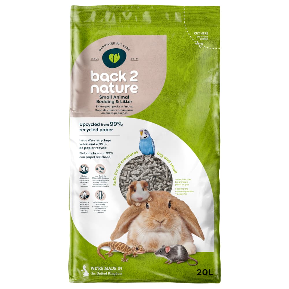 Back-2-Nature Small kæledyrstrøelse  - 20 L