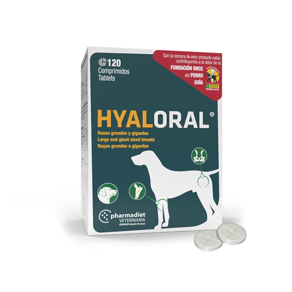 Hyaloriske store og meget store racer - 120 tabletter