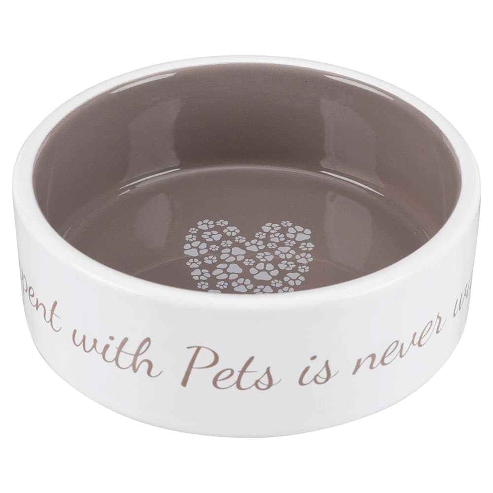 Trixie keramikskål Pet's Home - 300 ml, Ø 12 cm