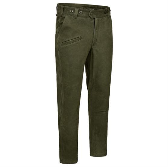 Deerhunter Mens Strasbourg Leather Boot Trousers, Grape Leaf