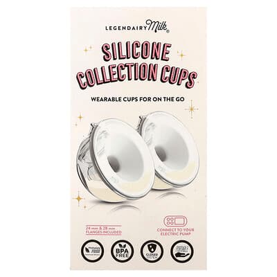 Legendairy Milk, Silikone opsamlingskopper, 2 stk.