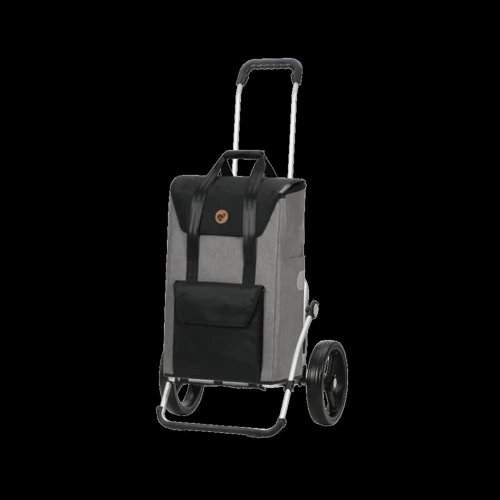 Andersen Royal Shopper – Indkøbstrolley med store hjul (25 cm) - Grå