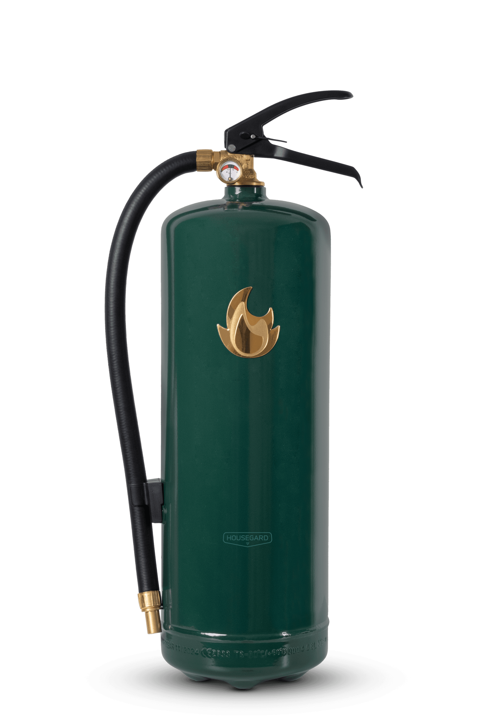 Design Pulverslukker GRØN/GULD. 6 kg