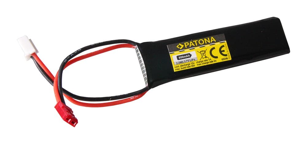 Batteri 3,7V 600mAh JST Li-Polymer til UDI RC U818A 3D UFO