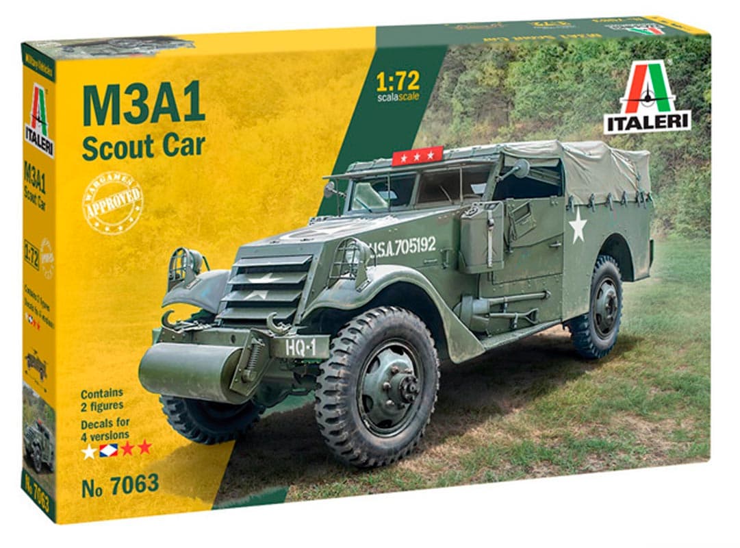 Italeri 1:72 M3A1 Scout Car - Modelbil
