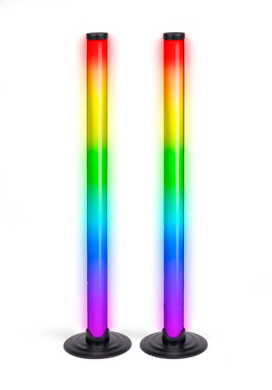 Twin RGB Neon Sticks  2 LED lysstænger 40 cm