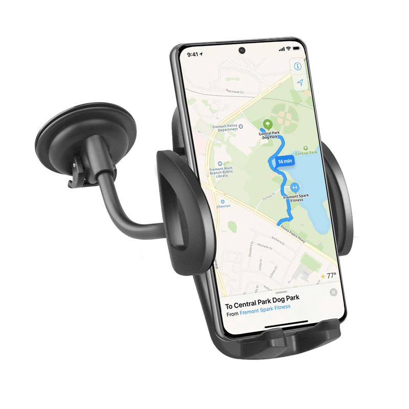 SBS Universel Freeway mobilholder med sugekop - Sort