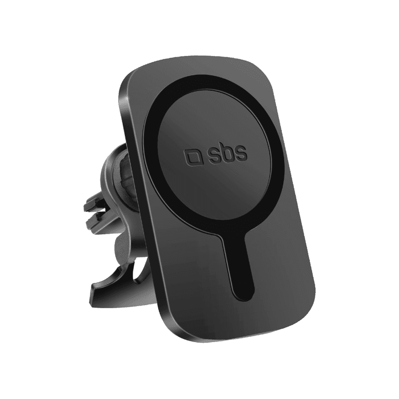 SBS magnetisk mobilholder og trådløs MagSafe oplader til luftdyse - Sort