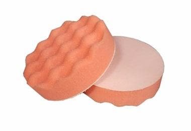 Orange Polerpude 130mm Vaflet - Medium ø 130 mm