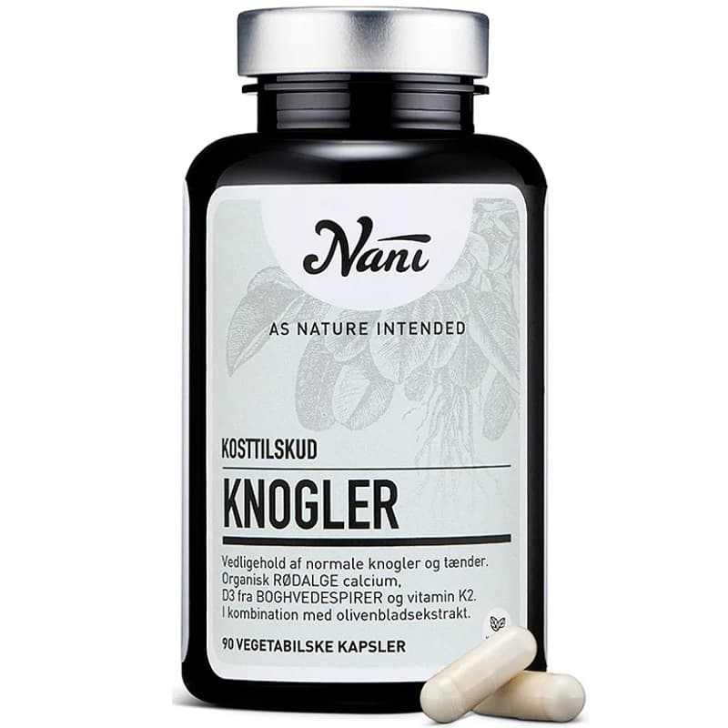 Nani - Knogler - 90 vegetabilske kapsler