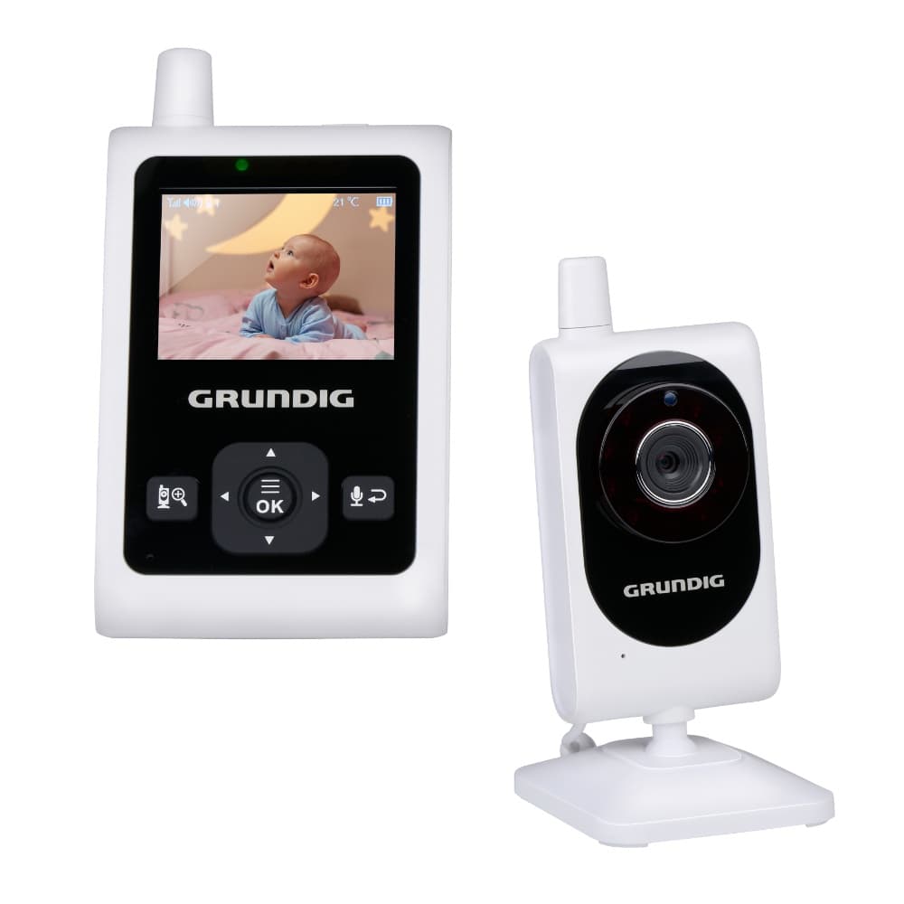 Grundig Trådløs Babyalarm med monitor og nattesyn og tovejskommunikation
