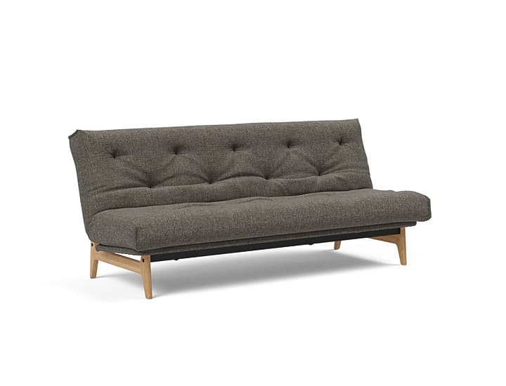 Innovation Living - Innovation Aslak sovesofa m/fast betræk 140x200 cm -  Soft Spring madras-216