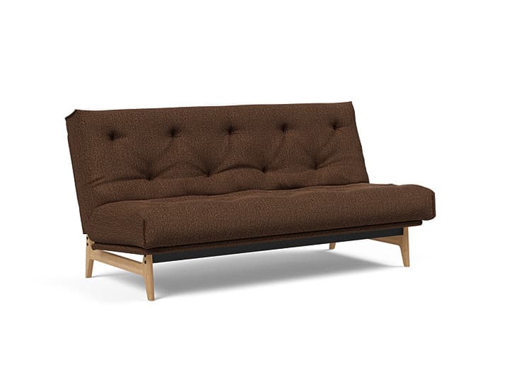 Innovation Living - Innovation Aslak sovesofa m/fast betræk 140x200 cm -  Soft Spring madras-359