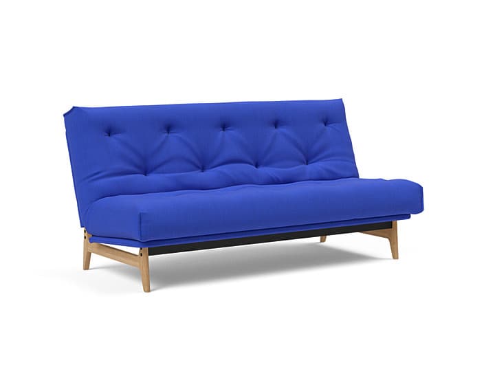 Innovation Living - Innovation Aslak sovesofa m/fast betræk 140x200 cm -  Soft Spring madras-512
