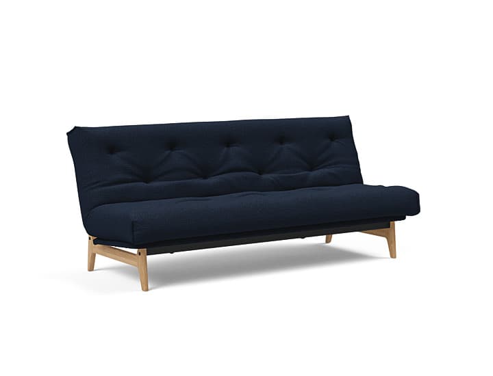 Innovation Living - Innovation Aslak sovesofa m/fast betræk 140x200 cm -  Soft Spring madras-528