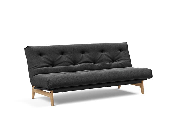 Innovation Living - Innovation Aslak sovesofa m/fast betræk 140x200 cm -  Soft Spring madras-530