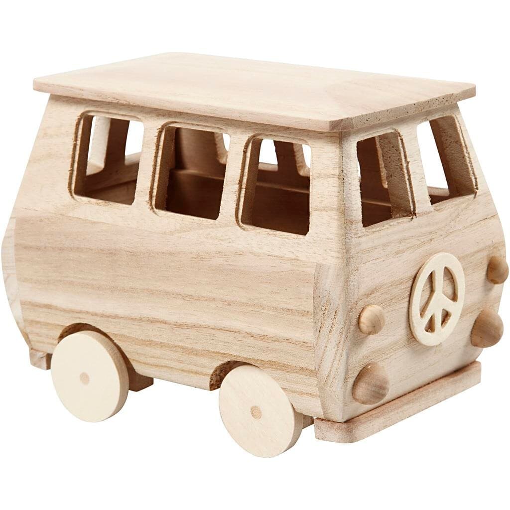 Minibus, LxBxH 17x10x13 cm, fyr, kejsert